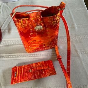 Brahmin Handbag with matching wallett